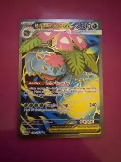 Mega Venusaur EX 155/132 Full Art NM/M Mega Evolution Pokemon Card - Image 1