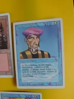 MTG Card. Revised x5 - 2 xProdigal Sorcerer (timmy) 2 x power sink & 1 mountain - Image 2