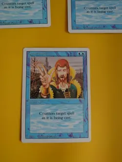 Counterspell. Interrupt. Magic the Gathering Card. Revised. Old Vintage. - Image 1