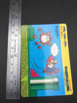 Mario Monty Mole #2 Super Mario World BROS Card TOP SUN Nintendo 1992 Japan C3 - Image 4