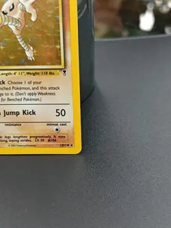 Pokemon TCG Hitmonlee Legendary Collection Holo Rare Card 13/110 - Image 2