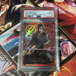 One Piece Card Zoro Leader Parallel Gold Foil Promo PSA10 Rare L - Image 1