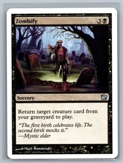 Magic The Gathering 9th Edition Zombify #171/350 MTG TCG CCG Ninth - Image 1