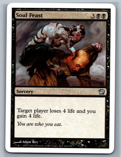 Magic The Gathering 9th Edition Soul Feast #164/350 MTG TCG CCG Ninth - Image 1