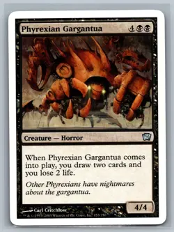 Magic The Gathering 9th Edition Phyrexian Gargantua #153/350 MTG TCG CCG Ninth - Image 1