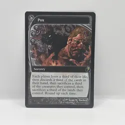 Pox NM Foil #185 MTG Mystery Booster 2 (Future Sight Frame) - Image 1