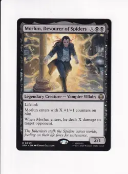 MAGIC THE GATHERING MTG MARVEL'S SPIDER-MAN MORLUN, DEVOURER OF SPIDERS (#2) - Image 1