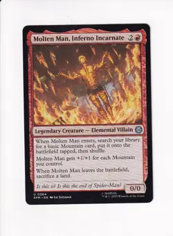MAGIC THE GATHERING MTG MARVEL'S SPIDER-MAN MOLTEN MAN, INFERNO INCARNATE (#2) - Image 1