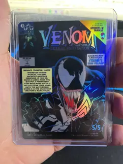 Venom, Lethal Protector/Eddie Brock MTG Spider-Man Mythic Borderless Foil #233 - Image 1