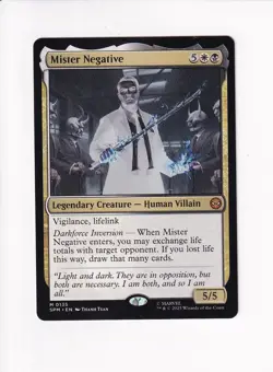 MAGIC THE GATHERING MTG MARVEL'S SPIDER-MAN MISTER NEGATIVE - Image 1