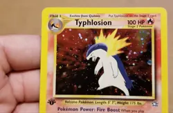 POKEMON TCG 1ST EDITION TYPHLOSION 18/111 ☆ HOLO RARE NEO GENESIS NEAR MINT - Image 2