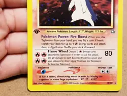 POKEMON TCG 1ST EDITION TYPHLOSION 18/111 ☆ HOLO RARE NEO GENESIS NEAR MINT - Image 3