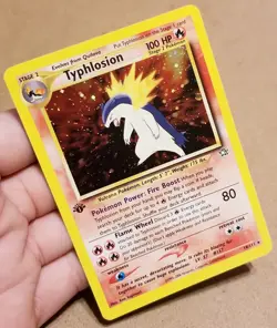 POKEMON TCG 1ST EDITION TYPHLOSION 18/111 ☆ HOLO RARE NEO GENESIS NEAR MINT - Image 4
