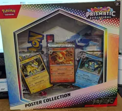 Pokemon Prismatic Evolutions Poster Collection NEW SEALED - Image 1