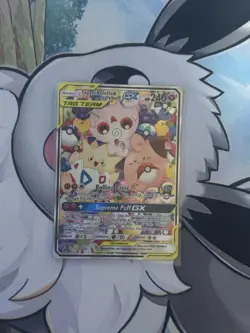 Pokemon TCG: Togepi Cleffa Igglybuff GX - 143a/236 Tag Team Cosmic Eclipse NM - Image 1