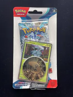 Pokemon TCG: Scarlet & Violet Paradox Rift Checklane Blister - Poncho Promo - Image 1
