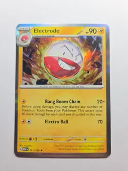 Electrode 101/165 Sv: Scarlet & Violet 151 Holo Rare Near Mint Nm Pokemon Tcg - Image 1