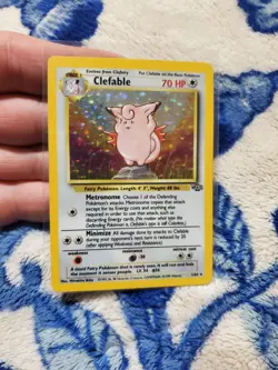 Pokemon Clefable Holo 1/64 from Jungle Unlimited in LP/MP - Image 2