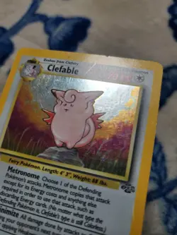 Pokemon Clefable Holo 1/64 from Jungle Unlimited in LP/MP - Image 4