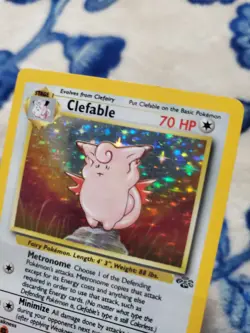 Pokemon Clefable Holo 1/64 from Jungle Unlimited in LP/MP - Image 5