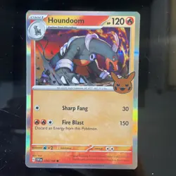 Houndoom 034/198 Trick Or Trade 2023 Holo Rare Pokemon Pokemon TCG - Image 1