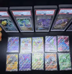 LOT of 10 Full Art Pokemon Cards Scarlet Violet Era Pokemon TCG - Image 1