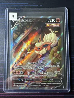 Flareon V SWSH179 Alt Full Art Holo Black Star Promo Pokemon TCG - Lot:#4 - Image 1