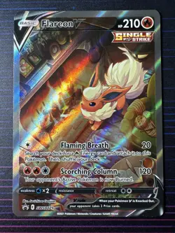 Flareon V SWSH179 Alt Full Art Holo Black Star Promo Pokemon TCG - Lot:#4 - Image 2