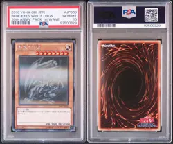 YuGiOh Blue Eyes White Dragon PSA10 Holographic Parallel Rare Japanese - Image 1