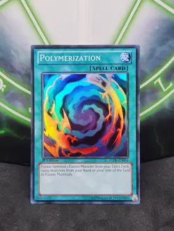 Yugioh Polymerization LCJW-EN059 Super Rare 1st Edition NM - Image 1