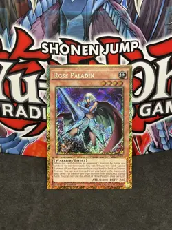 Yugioh Rose Paladin PGL2-EN004 Gold Secret Rare 1st Edition NM - Image 1