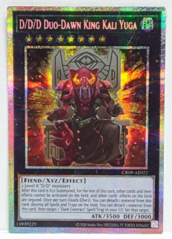 Yugioh Asian-English D/D/D Duo-Dawn King Kali Yuga CR09-AE022 PSER - Image 1