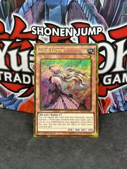 Yugioh Rose Lover PGL2-EN003 Gold Secret Rare 1st Edition NM - Image 1