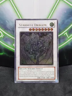 Yugioh Stardust Dragon TDGS-EN040 Ultimate Rare LP - Image 1