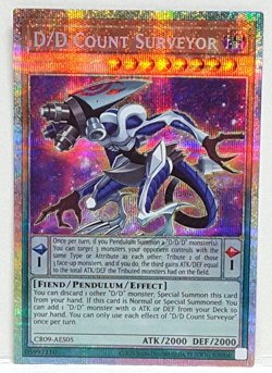 Yugioh Asian-English D/D Count Surveyor CR09-AES05 PSER - Image 1