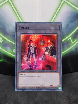 Yugioh Spirit Charmers Token SDCH-ENT05 Super Rare NM - Image 1