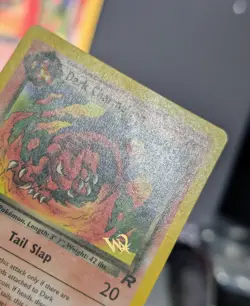 Dark Charmeleon W Gold Stamp Wizards Promo 32/82 Rocket 2000 Pokemon Card DMG HP - Image 3