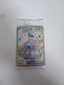 Pokemon TCG Terapagos EX SVP 165 Sealed Promo Card - Image 1
