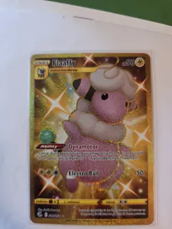 Flaaffy Gold Secret Rare Holo Card 280/264 Swsh08: Fusion Strike NM Condition - Image 1