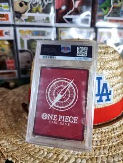 Monkey D. Luffy Dodgers x One Piece Card PSA 10 Gem Mint Bundle With Hat - Image 2