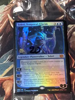 Teferi, Temporal Pilgrim x1 mtg Brothers’ War Nm Prerelease Promo Sealed - Image 1