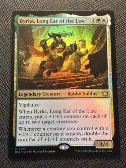 BYRKE, LONG EAR OF THE LAW - MTG - FOIL - BLB-0380 - BLOOMBURROW - 2024 - NM - Image 1