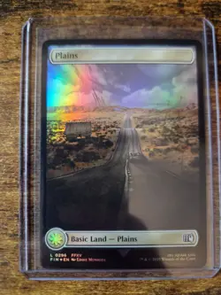 Magic: The Gathering Final Fantasy Plains Full Art Foil #0296 FFXV MTG - Image 1