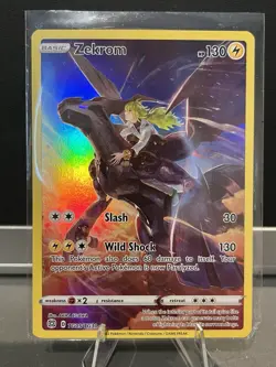 Pokemon TCG Zekrom SWSH09: Brilliant Stars TG05/TG30 Trainer Gallery Full Art NM - Image 1