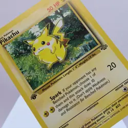 Pokemon TCG - Pikachu 60/64 Jungle Common 1st Edition WOTC 1999 - MP - Image 1