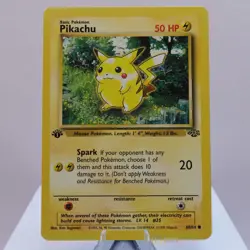 Pokemon TCG - Pikachu 60/64 Jungle Common 1st Edition WOTC 1999 - MP - Image 2