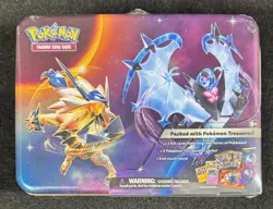 POKEMON 2018 Spring Collector Chest Treasure Tin Dawn Wings Dusk Mane NECROZMA - Image 1