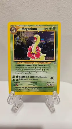 Meganium #11 Holo Pokemon Neo Genesis POKEMON 2000 NEAR MINT - Image 1