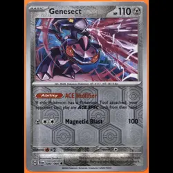 TAG 9.0 MINT Genesect 2024 Pokemon Pokemon Scarlet & Violet #040 - Image 3