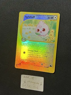 Pokemon Skyridge - Igglybuff - 67/144 - REVERSE HOLO Common - LP/NM - Image 4